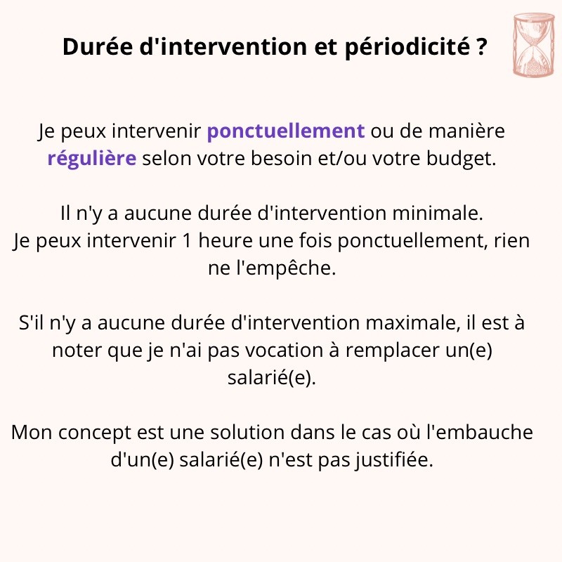 durée intervention